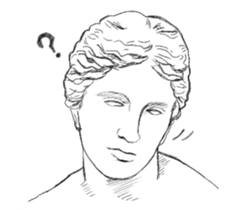 a plaster plaster figure sticker #1557404