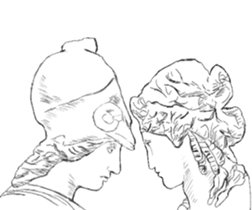 a plaster plaster figure sticker #1557408