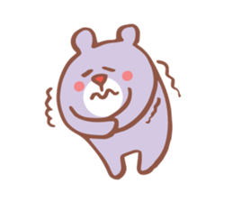 Bear of the pastel color sticker #1557951