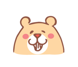 Bear of the pastel color sticker #1557955