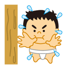 Everyday of sumo wrestlers sticker #1558218