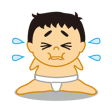 Everyday of sumo wrestlers sticker #1558219