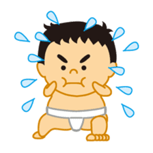 Everyday of sumo wrestlers sticker #1558220