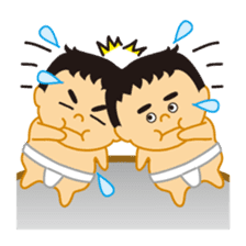Everyday of sumo wrestlers sticker #1558221