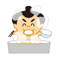 Everyday of sumo wrestlers sticker #1558223