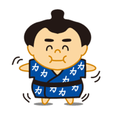 Everyday of sumo wrestlers sticker #1558225