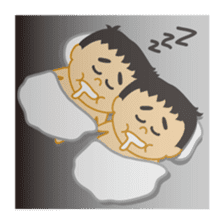 Everyday of sumo wrestlers sticker #1558228