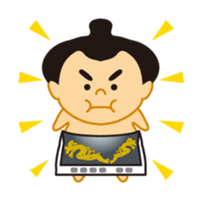 Everyday of sumo wrestlers sticker #1558230