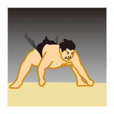 Everyday of sumo wrestlers sticker #1558237