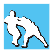 Everyday of sumo wrestlers sticker #1558244