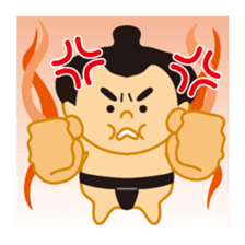 Everyday of sumo wrestlers sticker #1558252