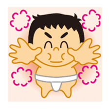 Everyday of sumo wrestlers sticker #1558253