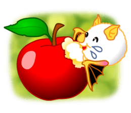 Lovely Honduran White Bat sticker #1558337