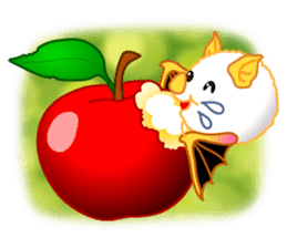 Lovely Honduran White Bat sticker #1558337