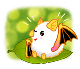 Lovely Honduran White Bat sticker #1558338
