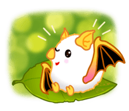 Lovely Honduran White Bat sticker #1558338