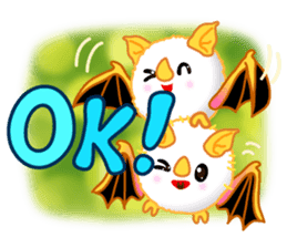 Lovely Honduran White Bat sticker #1558340