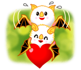 Lovely Honduran White Bat sticker #1558346