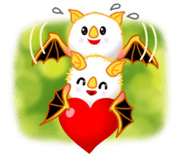Lovely Honduran White Bat sticker #1558346