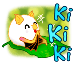 Lovely Honduran White Bat sticker #1558355