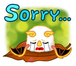 Lovely Honduran White Bat sticker #1558361