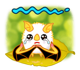 Lovely Honduran White Bat sticker #1558362