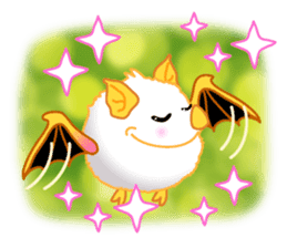 Lovely Honduran White Bat sticker #1558367