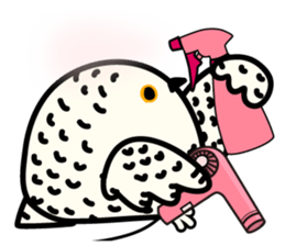 Snowy Owl and Barn Owl 2 sticker #1558743