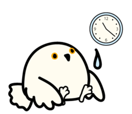 Snowy Owl and Barn Owl 2 sticker #1558747