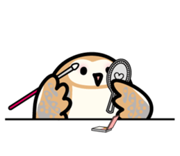 Snowy Owl and Barn Owl 2 sticker #1558753