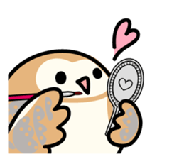 Snowy Owl and Barn Owl 2 sticker #1558758