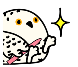 Snowy Owl and Barn Owl 2 sticker #1558759