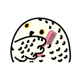 Snowy Owl and Barn Owl 2 sticker #1558761