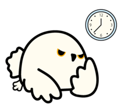 Snowy Owl and Barn Owl 2 sticker #1558762