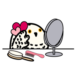 Snowy Owl and Barn Owl 2 sticker #1558764