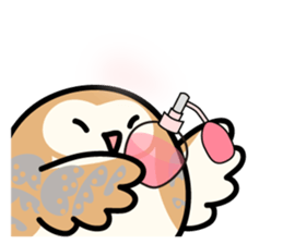 Snowy Owl and Barn Owl 2 sticker #1558767