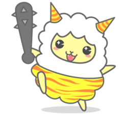 Moko-chan of sheep 2 sticker #1558833