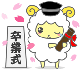 Moko-chan of sheep 2 sticker #1558837