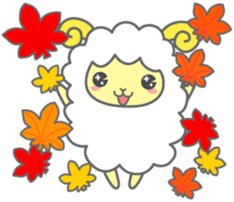 Moko-chan of sheep 2 sticker #1558844