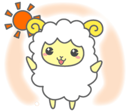 Moko-chan of sheep 2 sticker #1558847