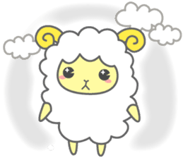 Moko-chan of sheep 2 sticker #1558848