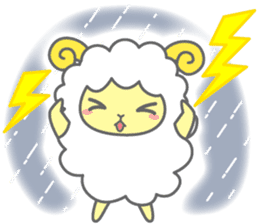 Moko-chan of sheep 2 sticker #1558850