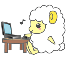 Moko-chan of sheep 2 sticker #1558853