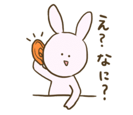 Conversation with rabbit sticker #1558861