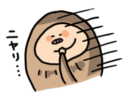 daily life of a sloth sticker #1559329