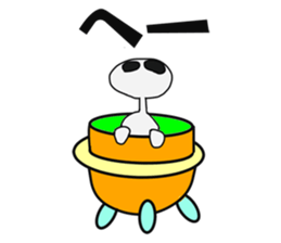 Funny Alien sticker #1560120