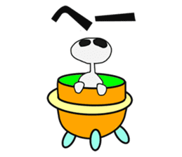 Funny Alien sticker #1560120