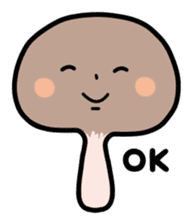 Shiitake Mushroom. sticker #1560496