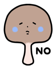 Shiitake Mushroom. sticker #1560497