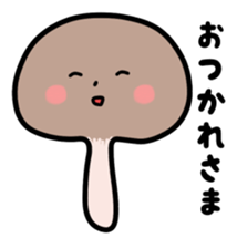 Shiitake Mushroom. sticker #1560503